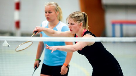 Badminton - piger - double